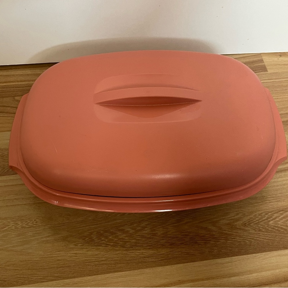 Vintage Rose Pink Tupperware Micro-Steamer